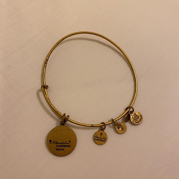 Alex and Ani lotus charm bangle - Picture 4 of 4